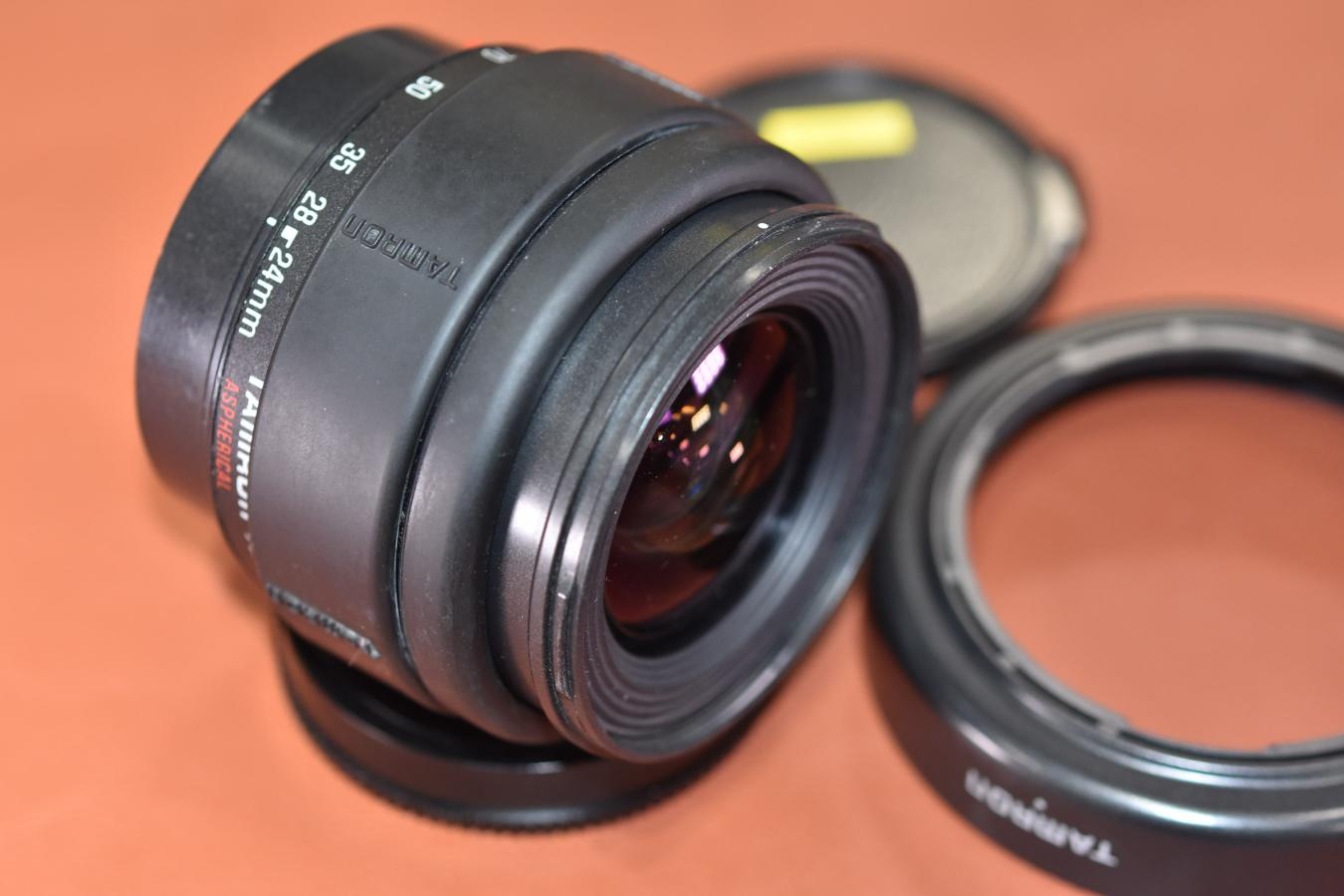 【B級特価品】TAMRON AF 24-70mm F3.3-5.6 ASPHERICAL 純正フード付 【Model:73DM SONY Aマウントレンズ】