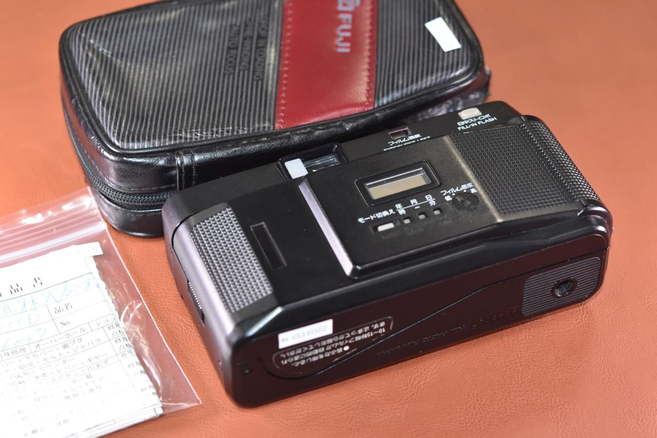 FUJI CARDIA DL-200 DATE 整備済 純正ケース、ストラップ付 【FUJINON LENS 32/2.8搭載】