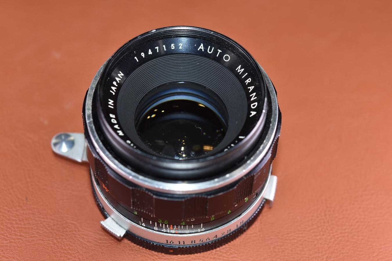 【B級特価品】AUTO MIRANDA 50mm F1.8 【MIRANDAマウントレンズ】