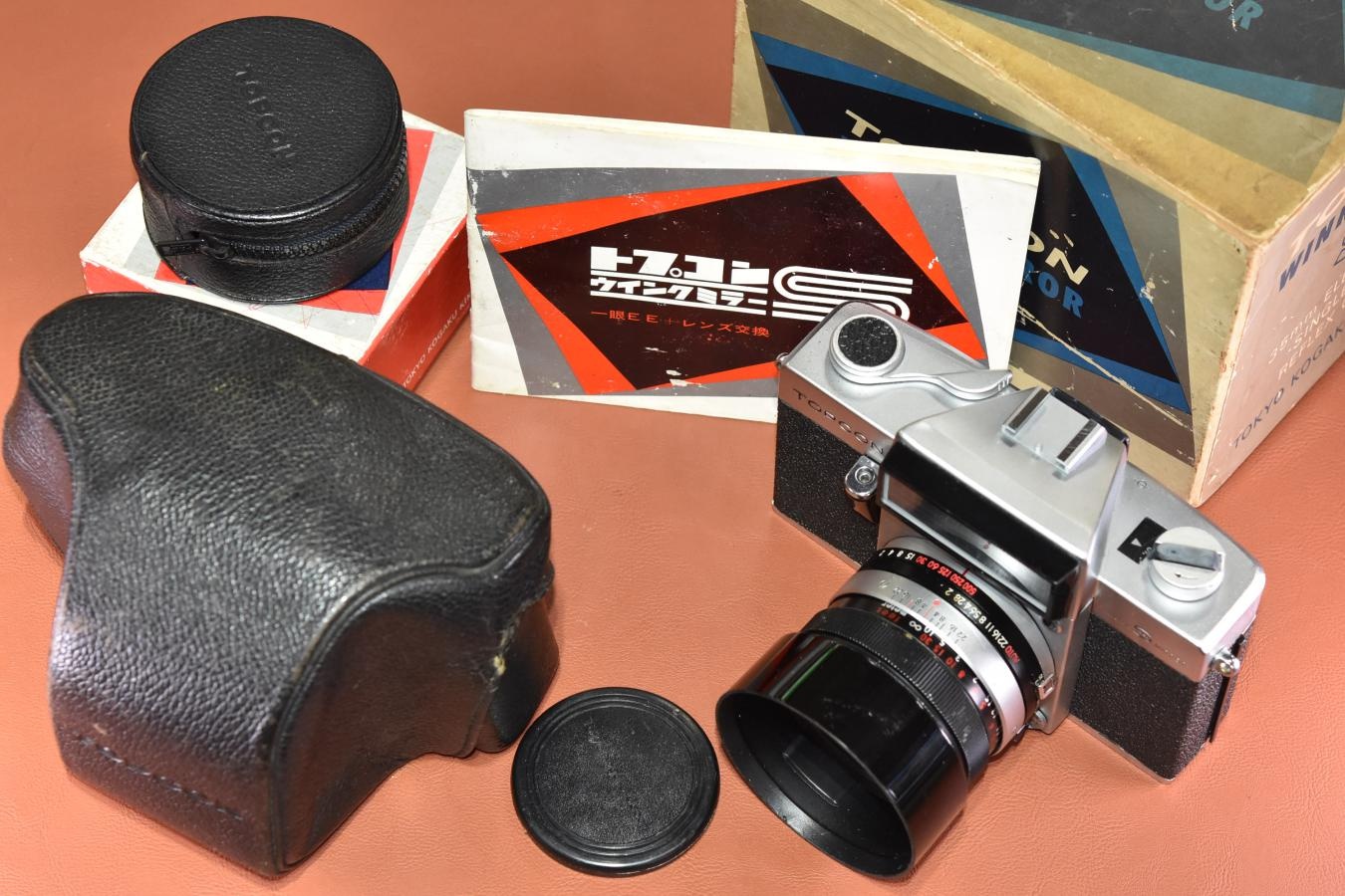 【希 少】TOPCON WINK MIRROR S UV TOPCOR 53/2 付 【取説、純正ケース、フード、元箱付】