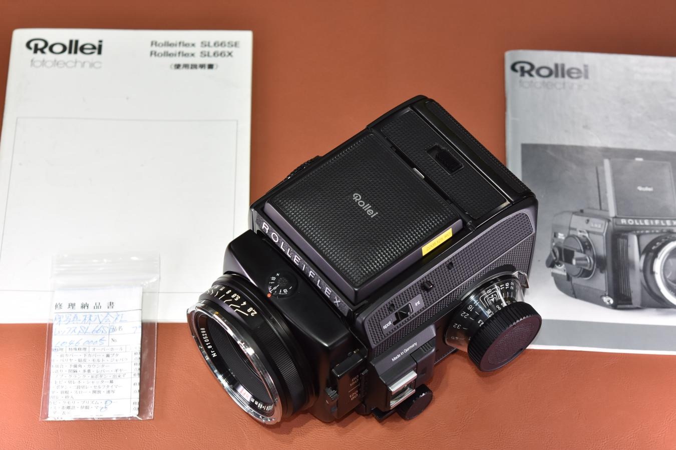 Rolleiflex SL66SE Planar 80/2.8 HFT付 整備済 【取説付】