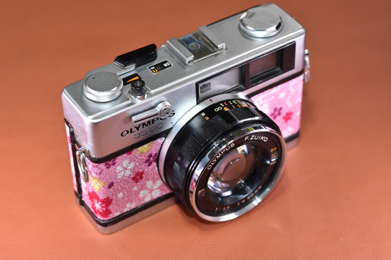 【リメイクカメラ】OLYMPUS 35 DC モルト交換済【OLYMPUS F.ZUIKO 40/1.7 レンズ搭載】