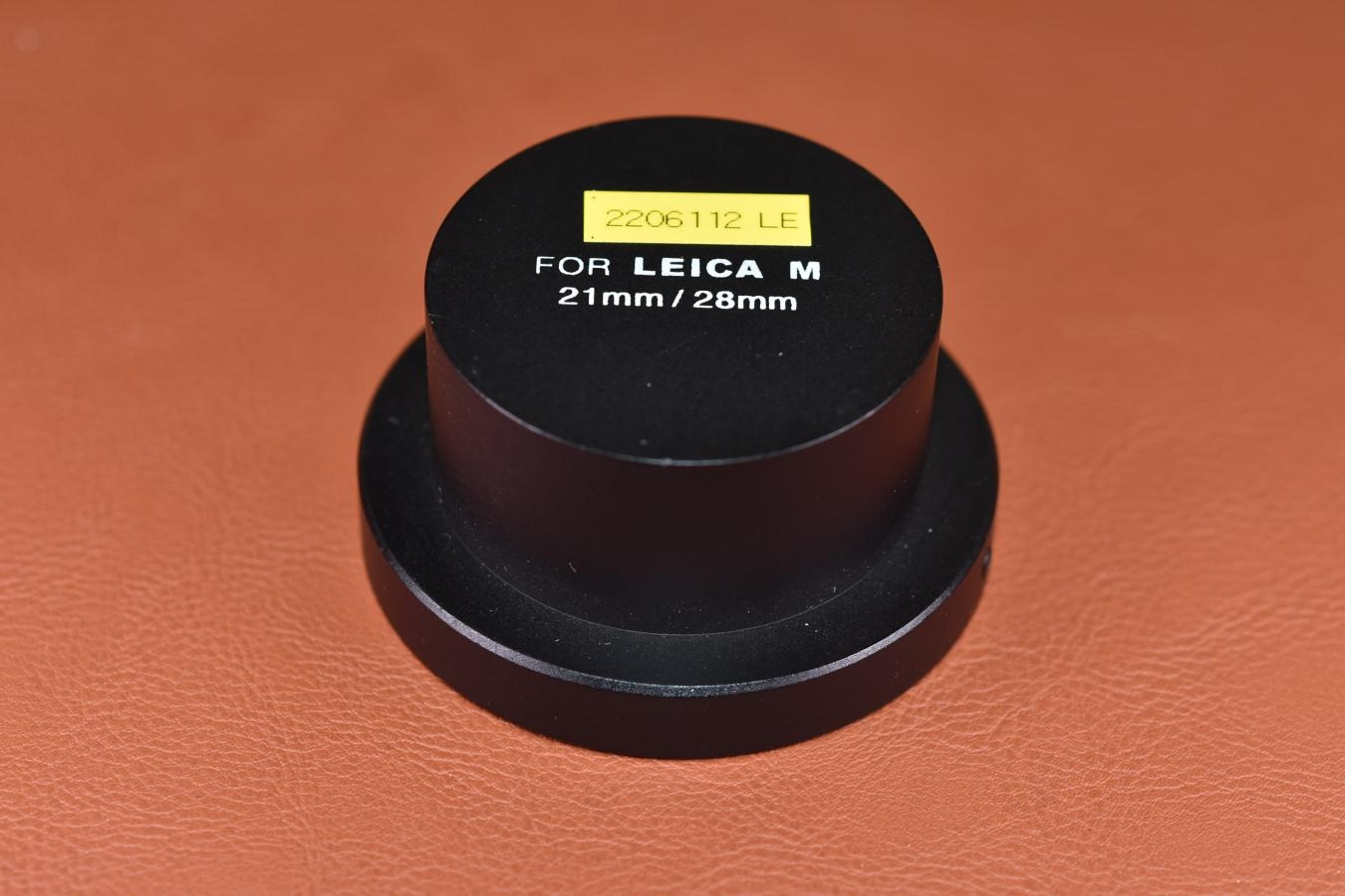 【希 少】LEICA M 21mm、28mm用メタルリアキャップ 【ELMARIT M 28mm 1st、SUPER ANGURON 21mm用】
