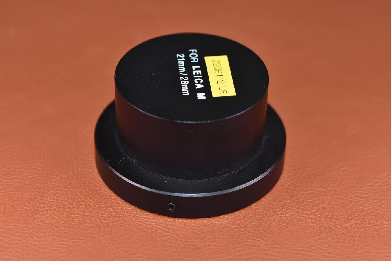 【希 少】LEICA M 21mm、28mm用メタルリアキャップ 【ELMARIT M 28mm 1st、SUPER ANGURON 21mm用】