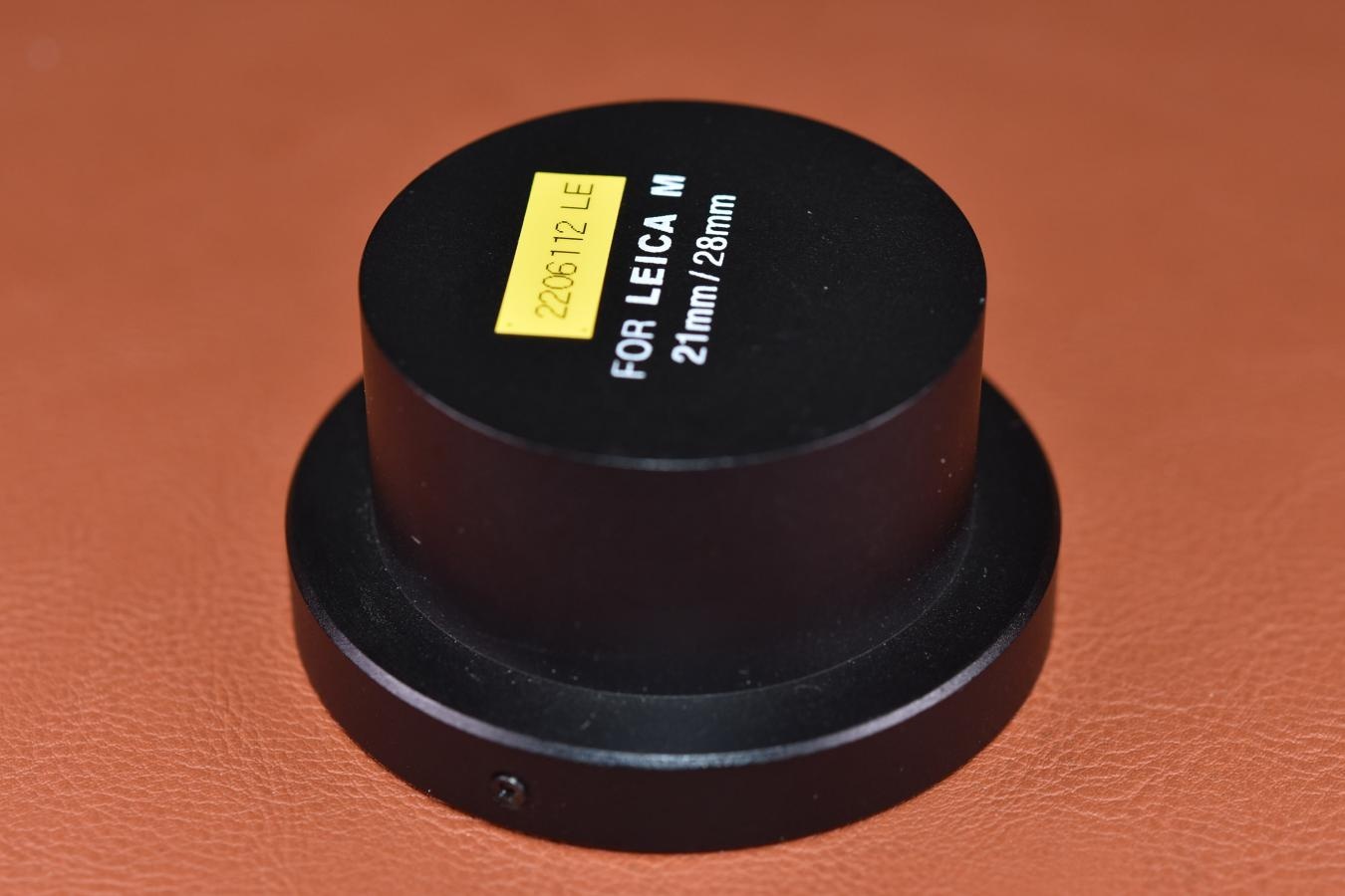 【希 少】LEICA M 21mm、28mm用メタルリアキャップ 【ELMARIT M 28mm 1st、SUPER ANGURON 21mm用】