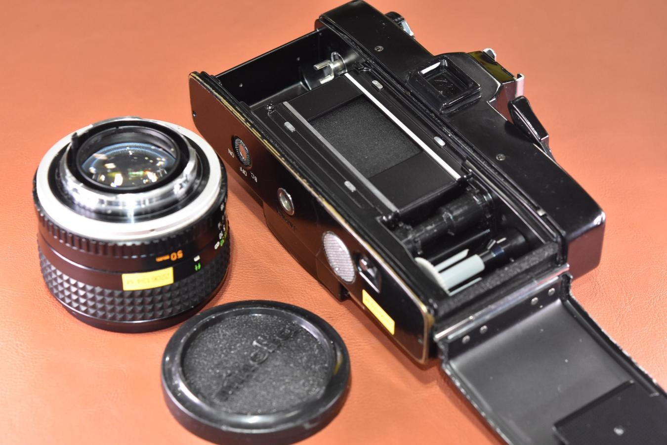 minolta SRT SUPER ブラック MC ROKKOR-PG 50/1.4付 【モルト交換済】