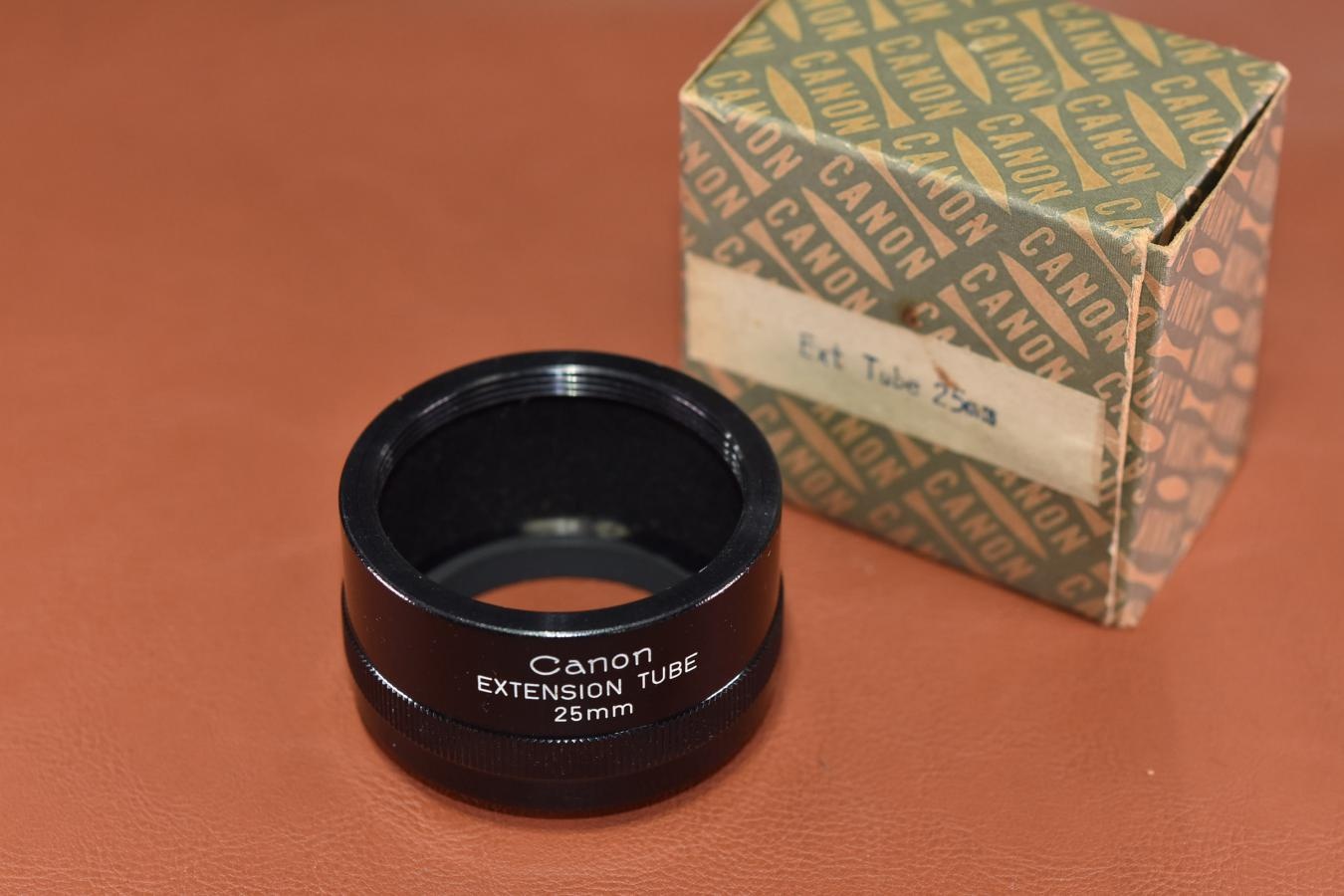 【希 少】Canon EXTENSION TUBE 25mm ライカLマウント用 【元箱付】