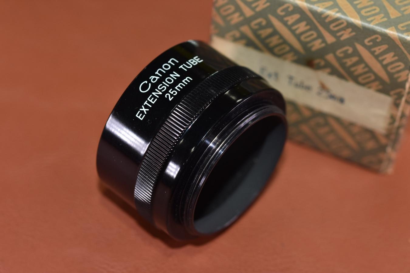 【希 少】Canon EXTENSION TUBE 25mm ライカLマウント用 【元箱付】