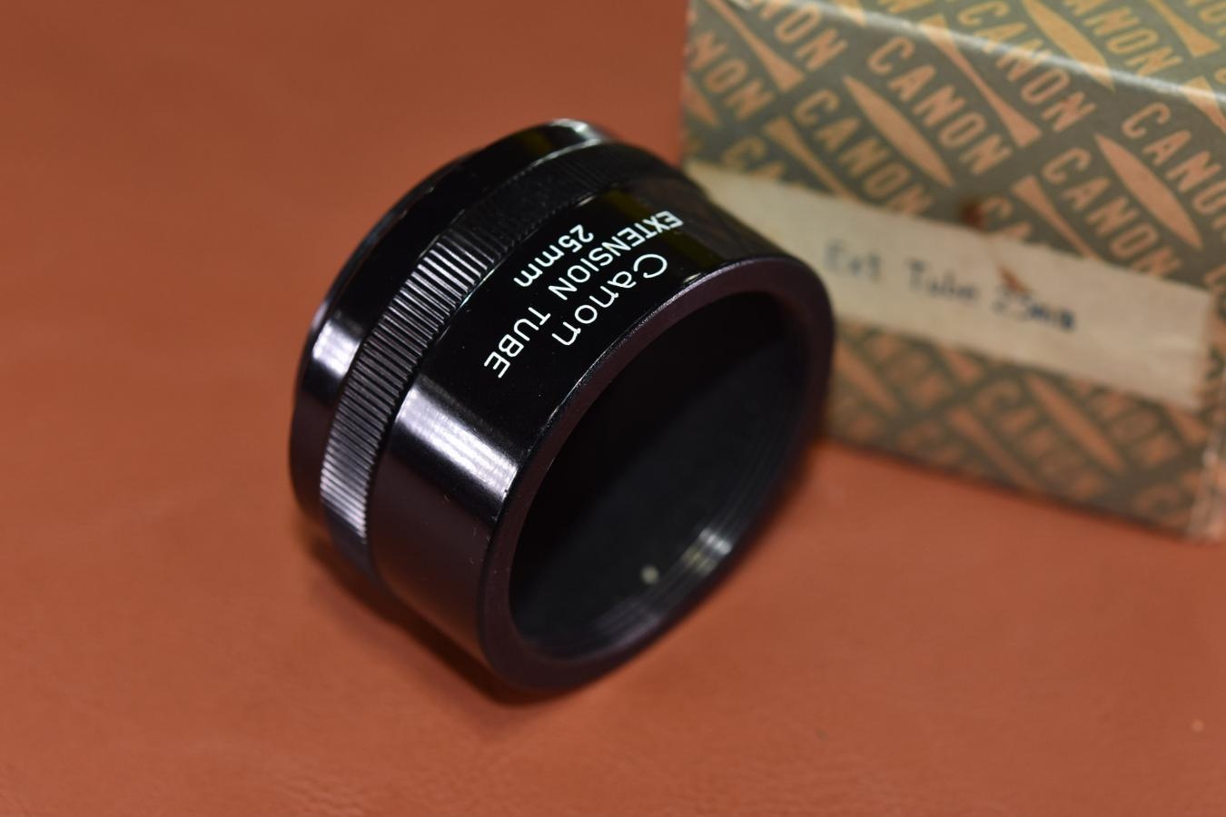 【希 少】Canon EXTENSION TUBE 25mm ライカLマウント用 【元箱付】