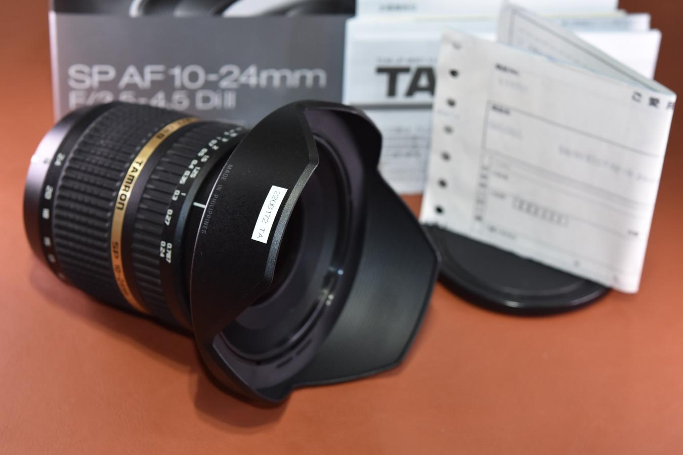 TAMRON SP AF 10-24mm F3.5-4.5 DiII LD Aspherical 元箱付一式 【Model:B001NII Nikon用】