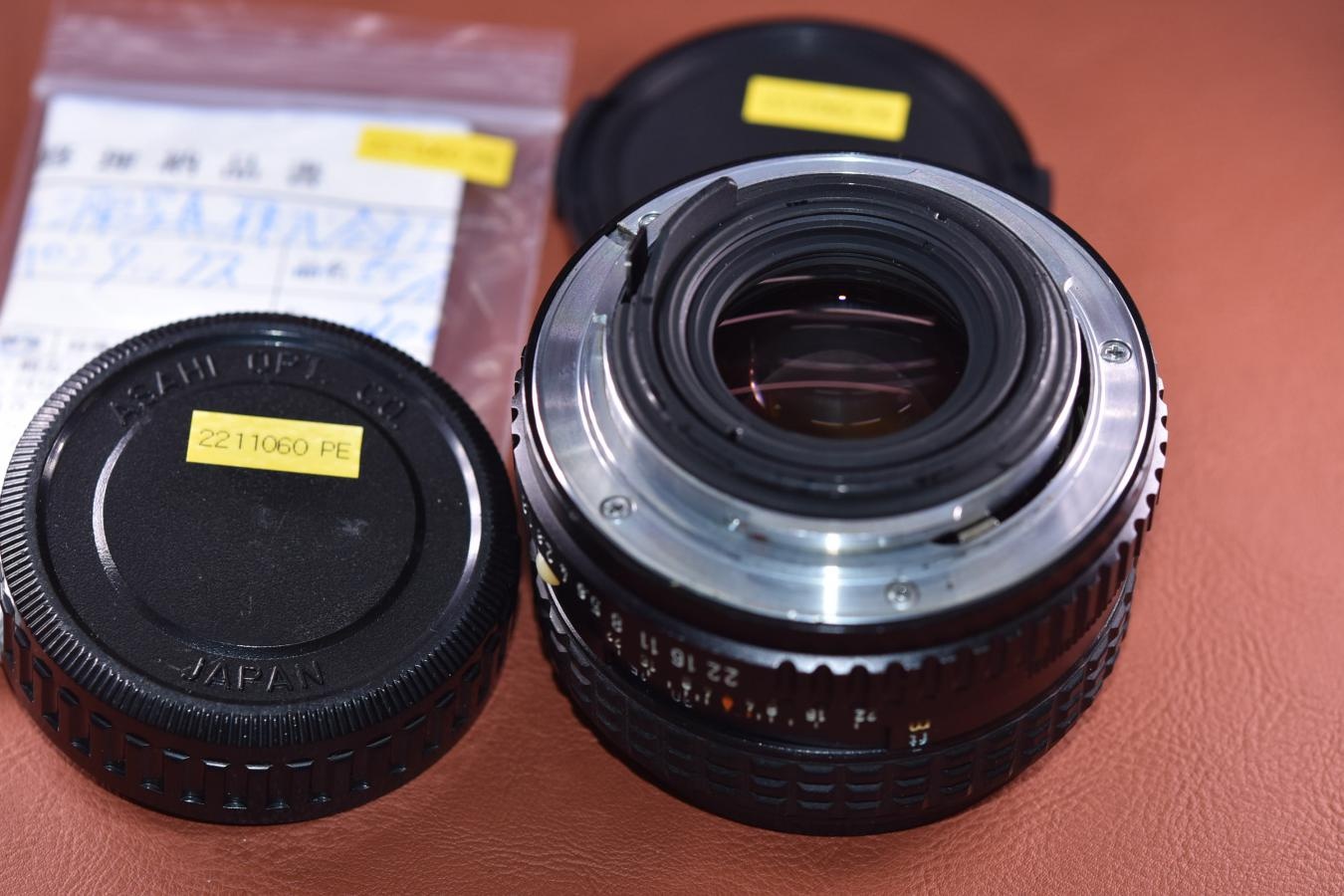 SMC PENTAX 55mm F1.8 整備済【Kマウントレンズ】