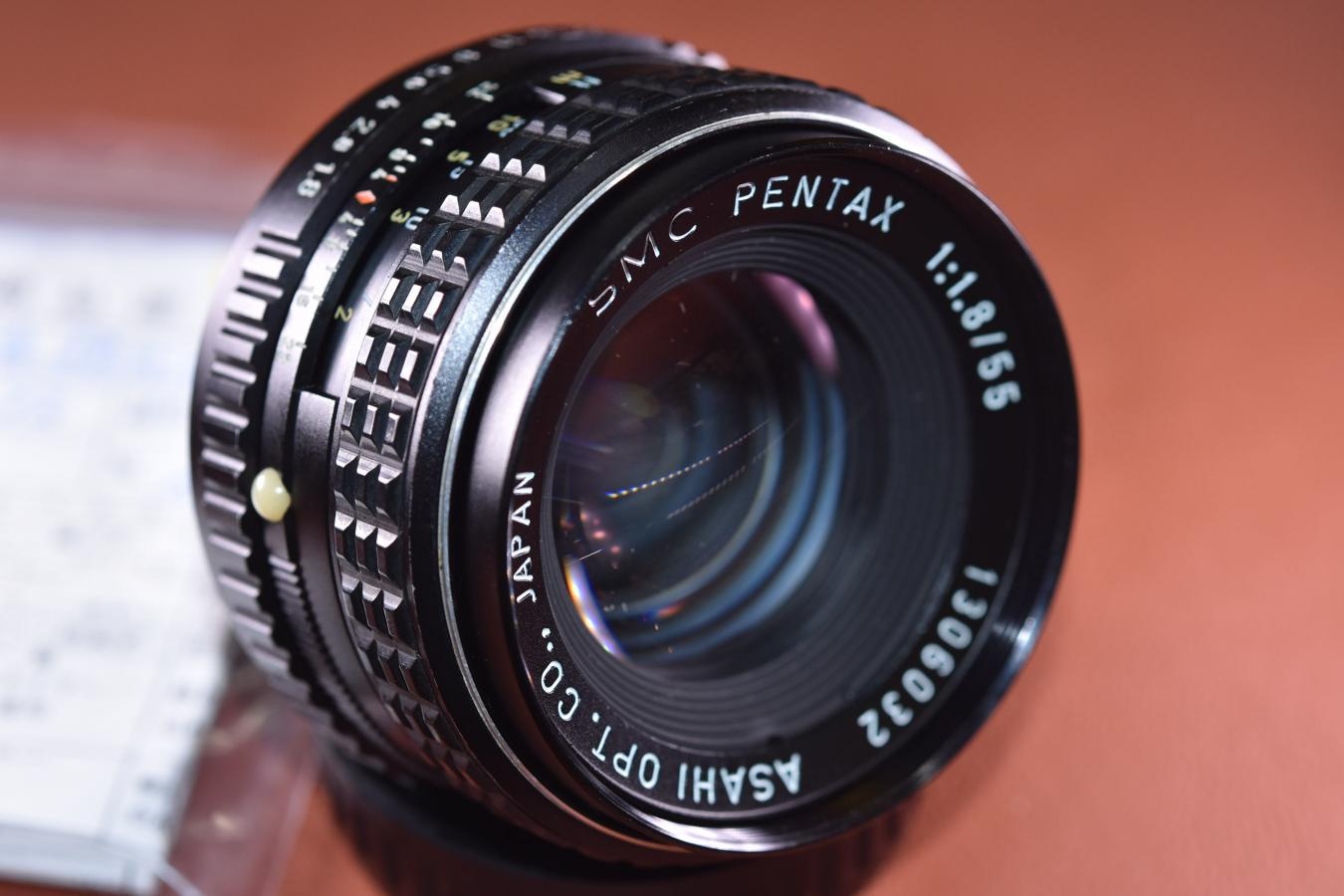 SMC PENTAX 55mm F1.8 整備済【Kマウントレンズ】