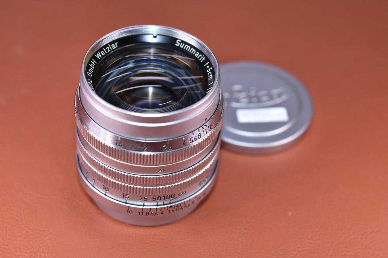 【希 少】LEICA Summarit 5cm F1.5 feet表記 【151万台1957年製 ライカLマウントレンズ】