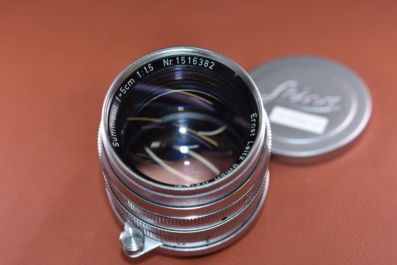 【希 少】LEICA Summarit 5cm F1.5 feet表記 【151万台1957年製 ライカLマウントレンズ】