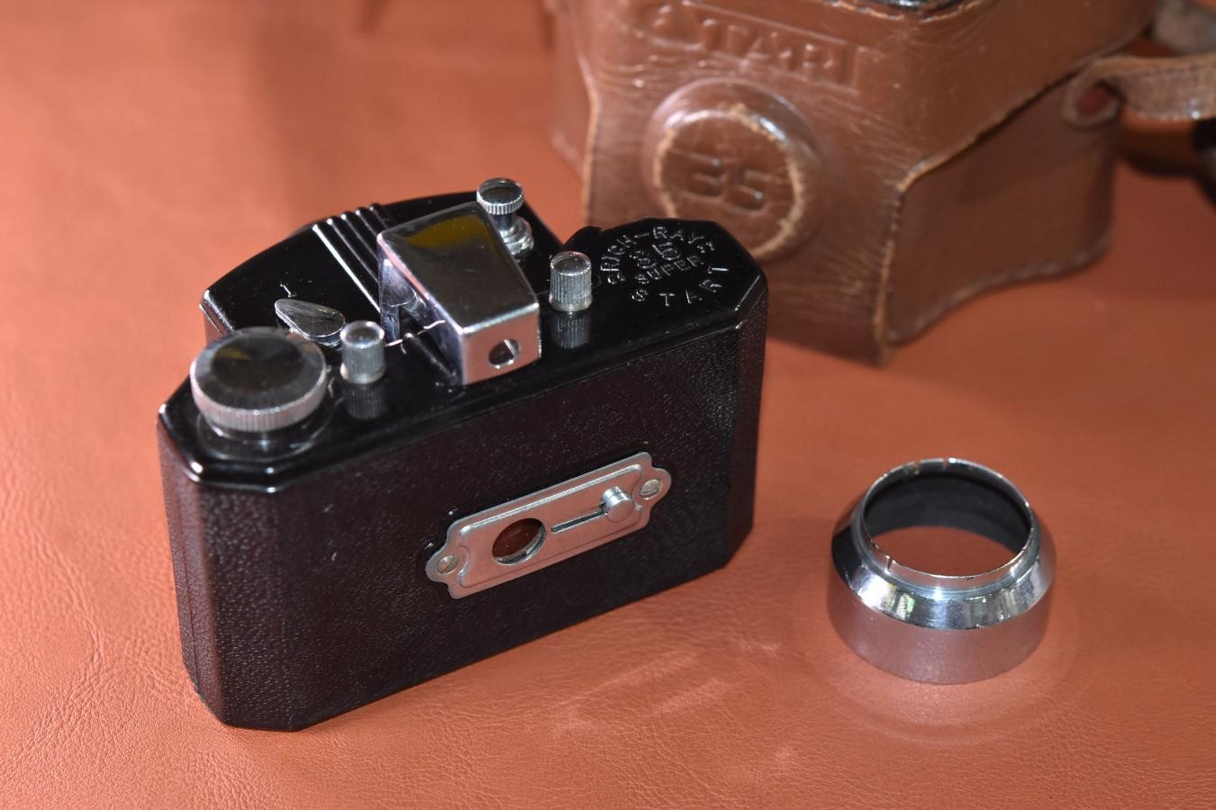 【希 少】RICH-RAY START 35 SUPER 純正ケース、フード、フィルター付 【MADE IN OCCUPIED JAPAN】