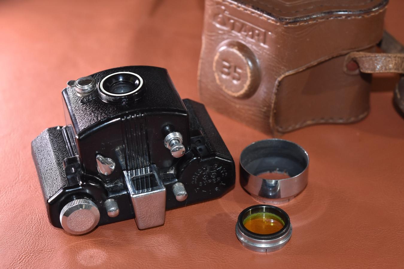 【希 少】RICH-RAY START 35 SUPER 純正ケース、フード、フィルター付 【MADE IN OCCUPIED JAPAN】