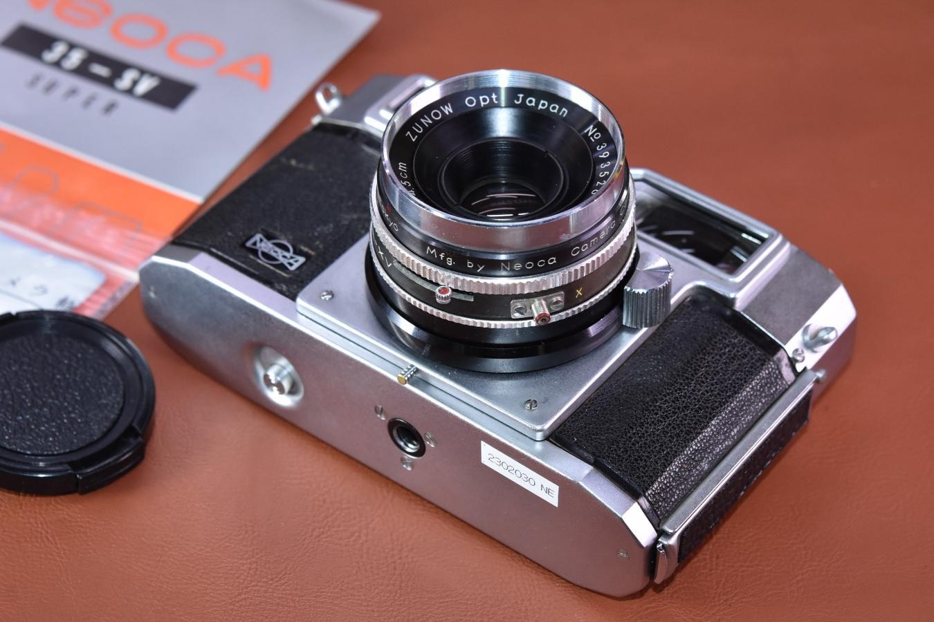 【希 少】NEOCA 35-SV SUPER 当時の貴重なカタログ付 【ZUNOW 4.5cm F2.8 レンズ搭載】