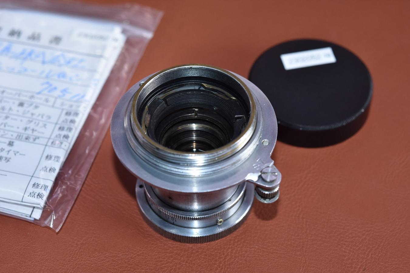 【希 少】 日本光学 NIKKOR-Q・C 5cm F3.5 沈胴 整備済 【Nippon Kogaku Tokyo銘 ライカLマウントレンズ】