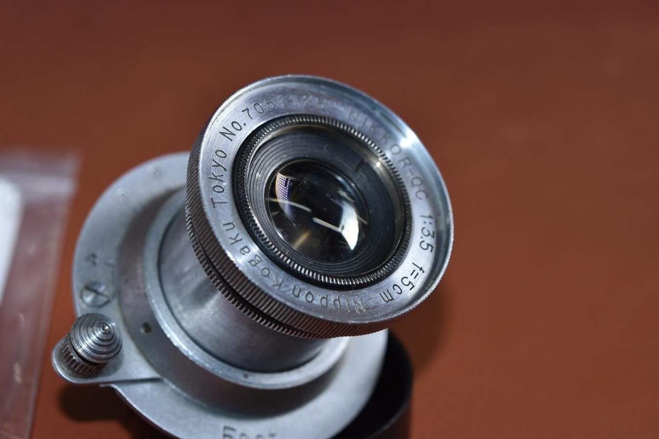 【希 少】 日本光学 NIKKOR-Q・C 5cm F3.5 沈胴 整備済 【Nippon Kogaku Tokyo銘 ライカLマウントレンズ】