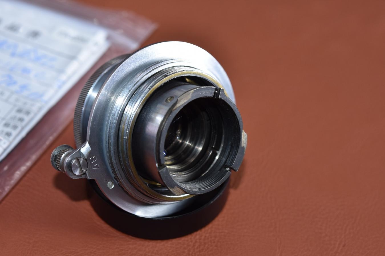 【希 少】 日本光学 NIKKOR-Q・C 5cm F3.5 沈胴 整備済 【Nippon Kogaku Tokyo銘 ライカLマウントレンズ】