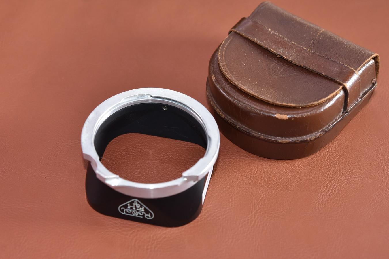 Rollei BII メタルフード 純正ケース付【Rollei flex 3.5F等用】