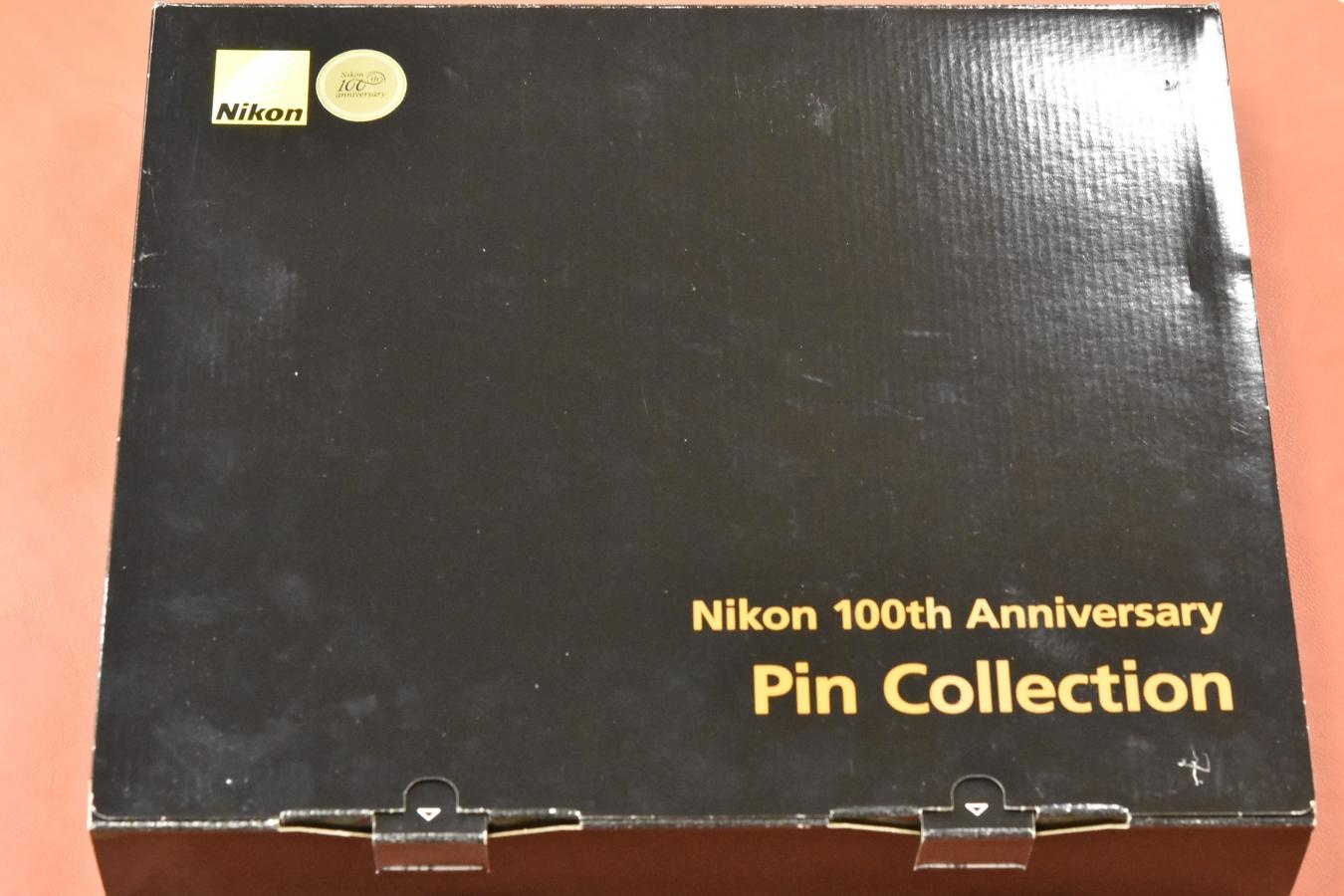 【希 少 新 品 未 使 用】Nikon 100th Anniversary Pin Collection 【Nikon I型〜D5まで 全25種】