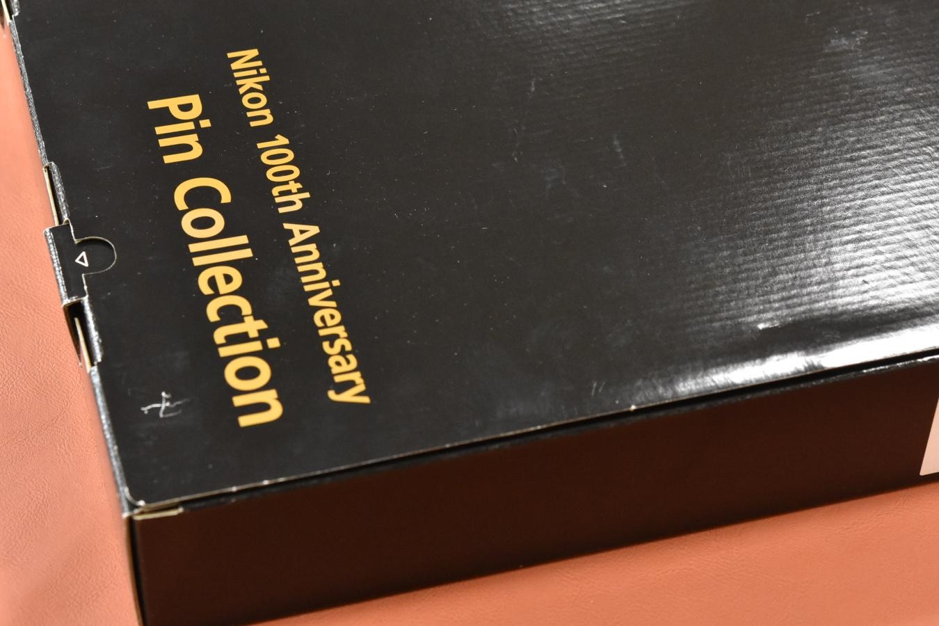 【希 少 新 品 未 使 用】Nikon 100th Anniversary Pin Collection 【Nikon I型〜D5まで 全25種】