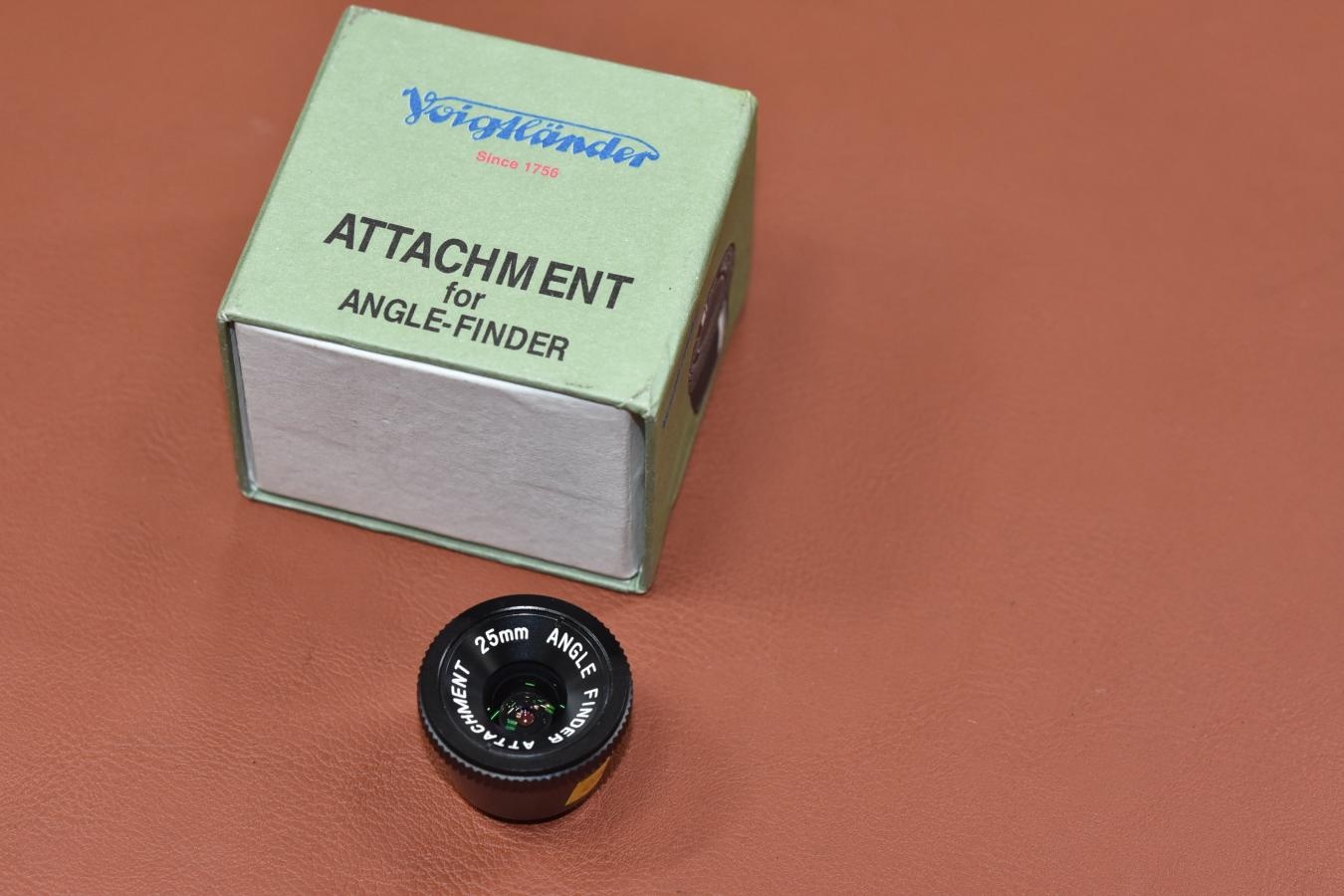 【希 少】 Voigtlander ANGLE-FINDER ATTACHMENT 25mm 【元箱付】