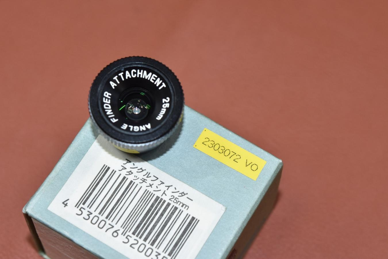 【希 少】 Voigtlander ANGLE-FINDER ATTACHMENT 25mm 【元箱付】