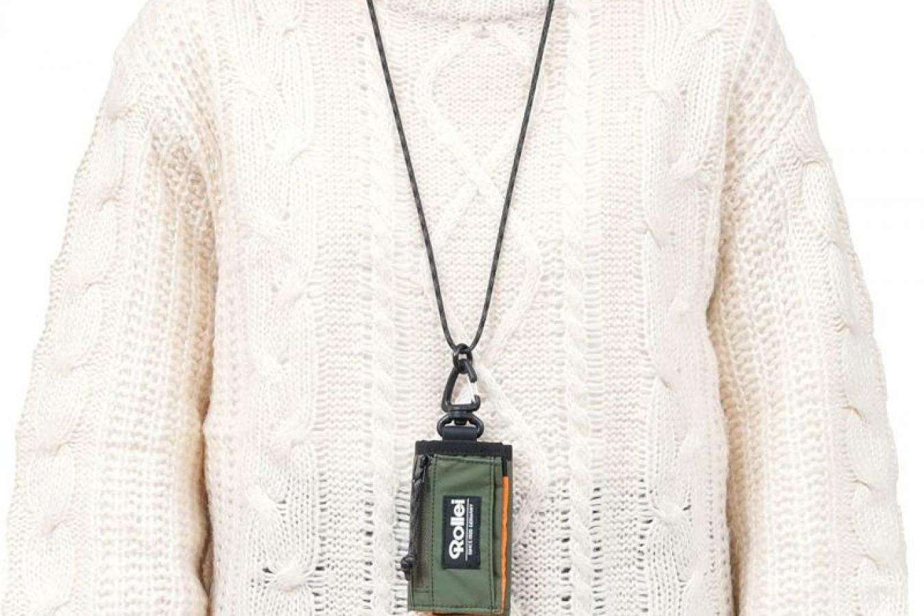 【新 品】Rollei ネックウォレット グリーン 【Rollei 公式グッズ】