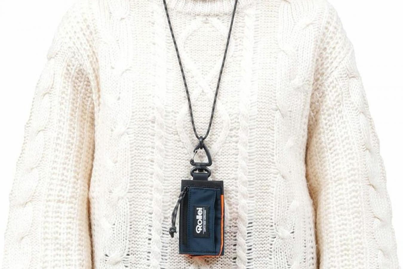 【新 品】Rollei ネックウォレット ネイビー 【Rollei 公式グッズ】