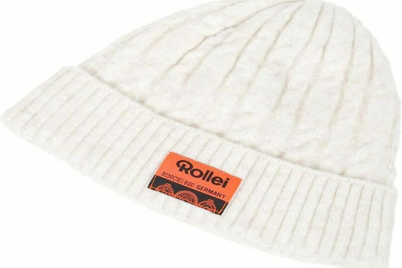 【新 品】 Rollei ニットキャップ オフホワイト【Rollei 公式グッズ】