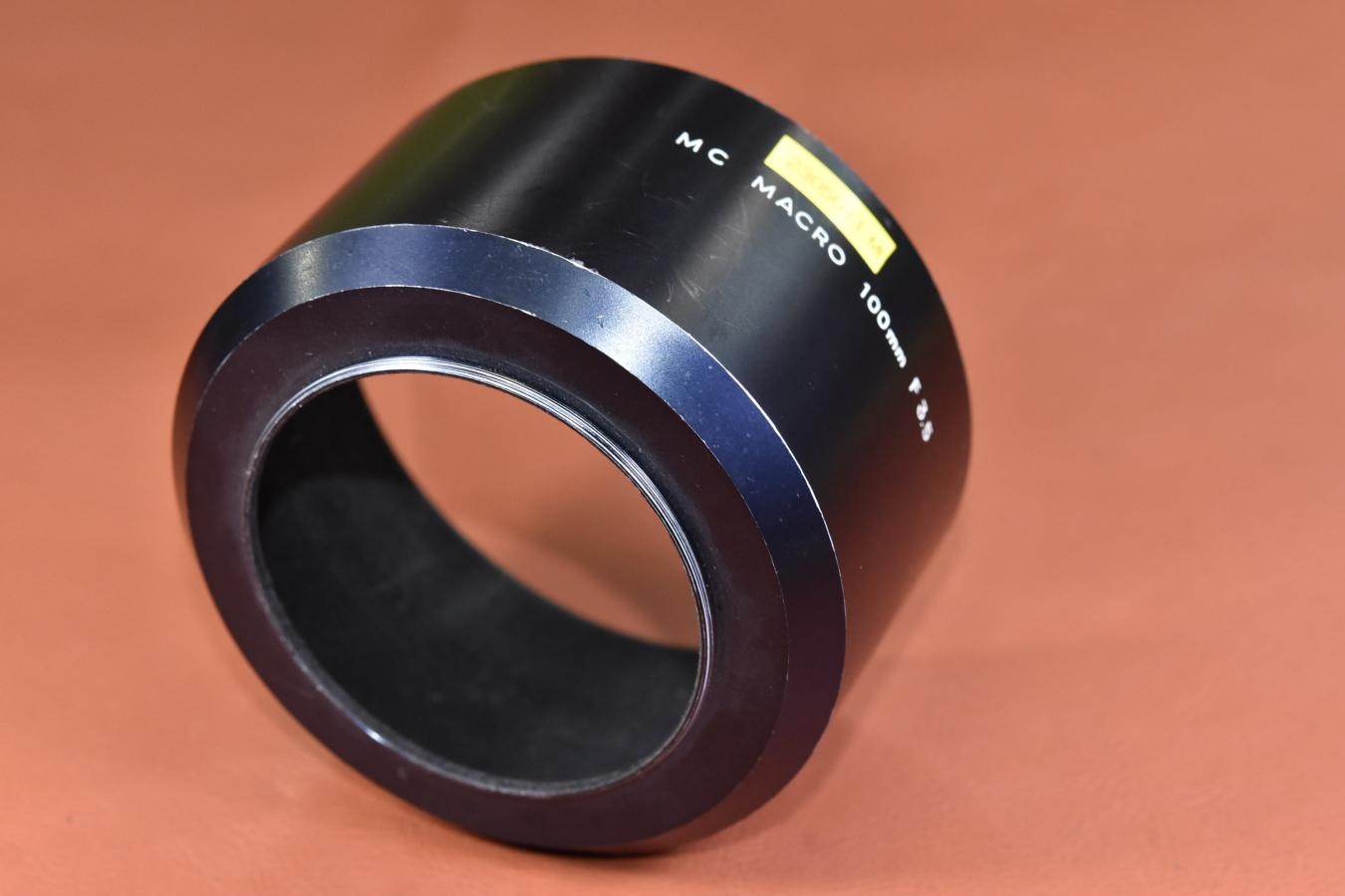 【絶版アクセサリー】minolta MC MACRO 100mm F3.5用METAL HOOD