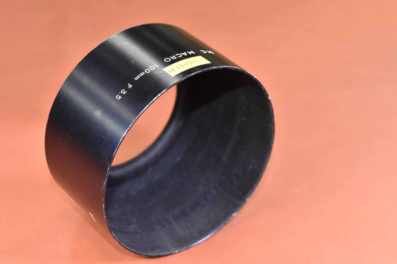 【絶版アクセサリー】minolta MC MACRO 100mm F3.5用METAL HOOD