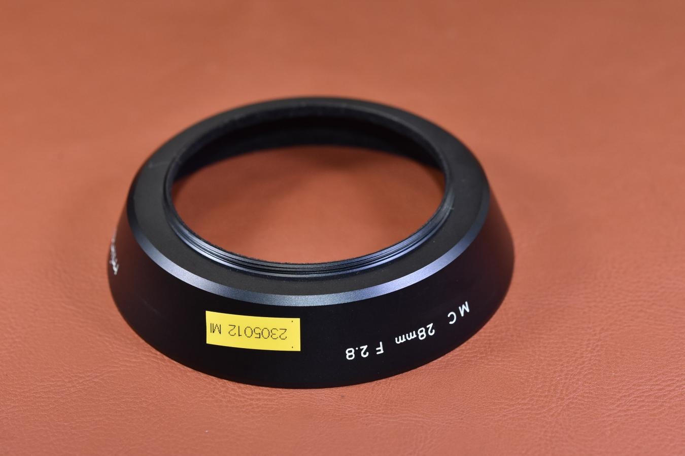 【絶版アクセサリー】minolta MC 28mm F2.8用METAL HOOD