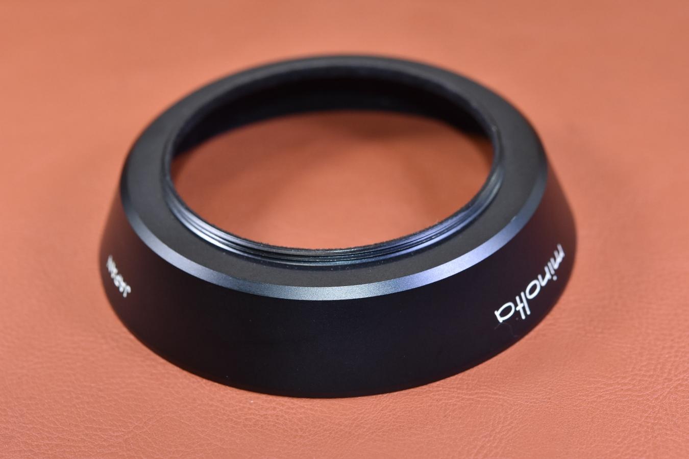 【絶版アクセサリー】minolta MC 28mm F2.8用METAL HOOD