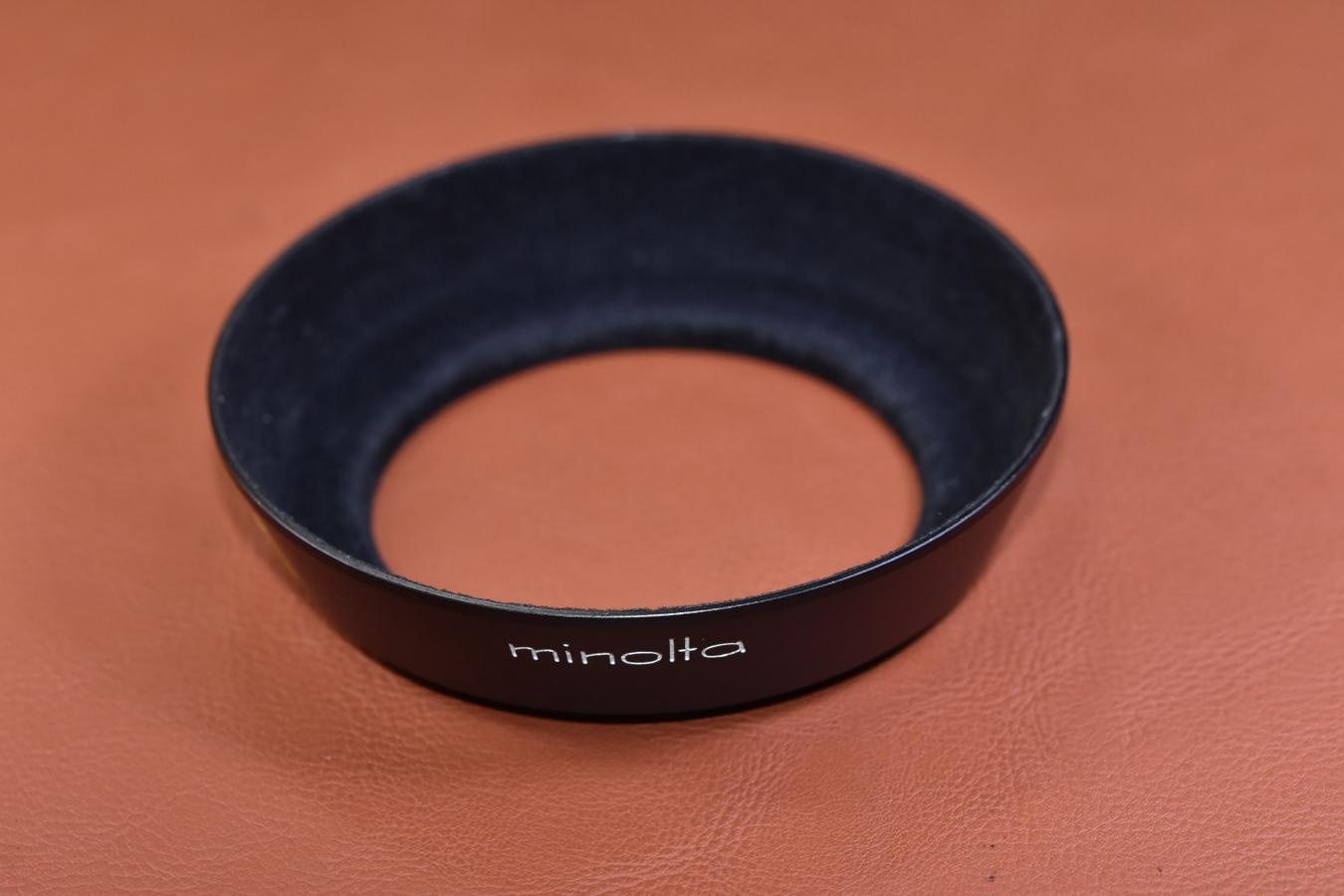 【絶版アクセサリー】minolta MC 28mm F2.8用METAL HOOD