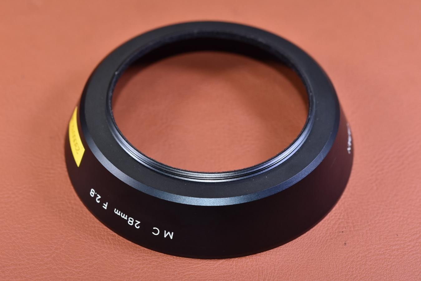 【絶版アクセサリー】minolta MC 28mm F2.8用METAL HOOD