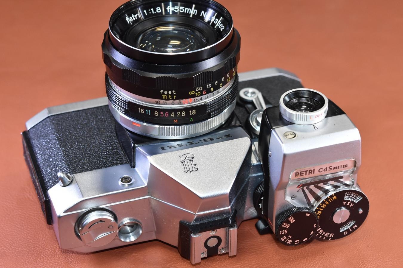 【希 少】PETRI V6II C.C Auto petri 55/1.8付 【PETRI CdS METER 付】
