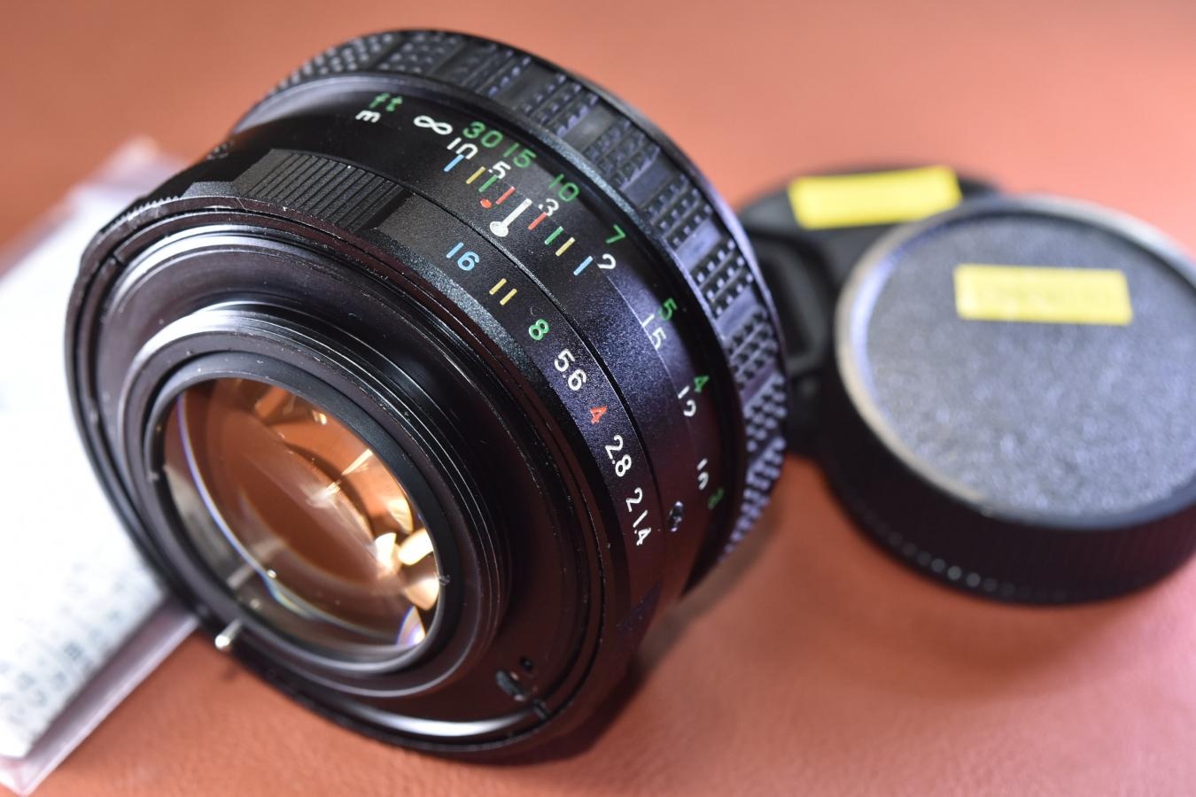 【希 少】EBC FUJINON 50mm F1.4 前期型 整備済【M42マウントレンズ】