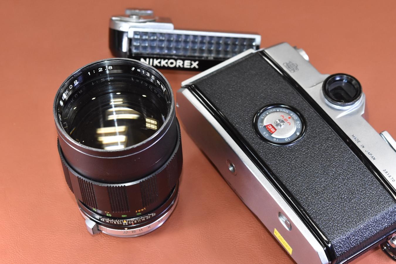 【希 少】NIKKOREX F メーター付 【NIKKOREX LENS SEKOR 135/2.8付】