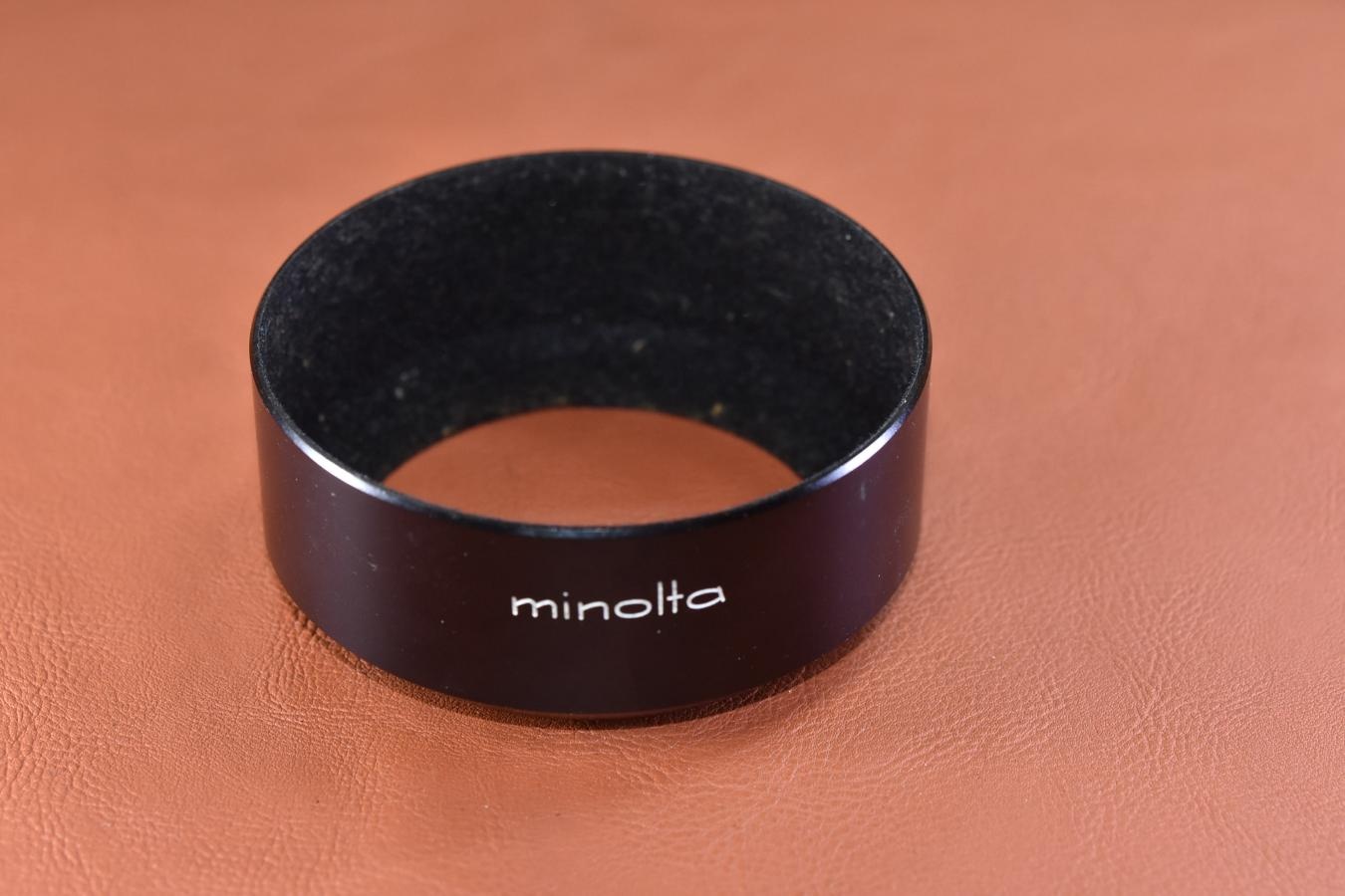 minolta LENS SHADE D52ND 【52mm径メタルフード MC 55/1.7 等用】