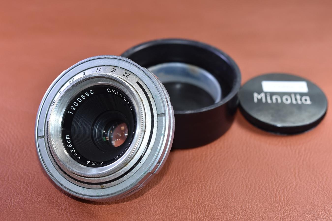 【希 少】千代田光学 CHIYOKO ROKKOR 3.5cm F3.5【MINOLTA SUPER A用】