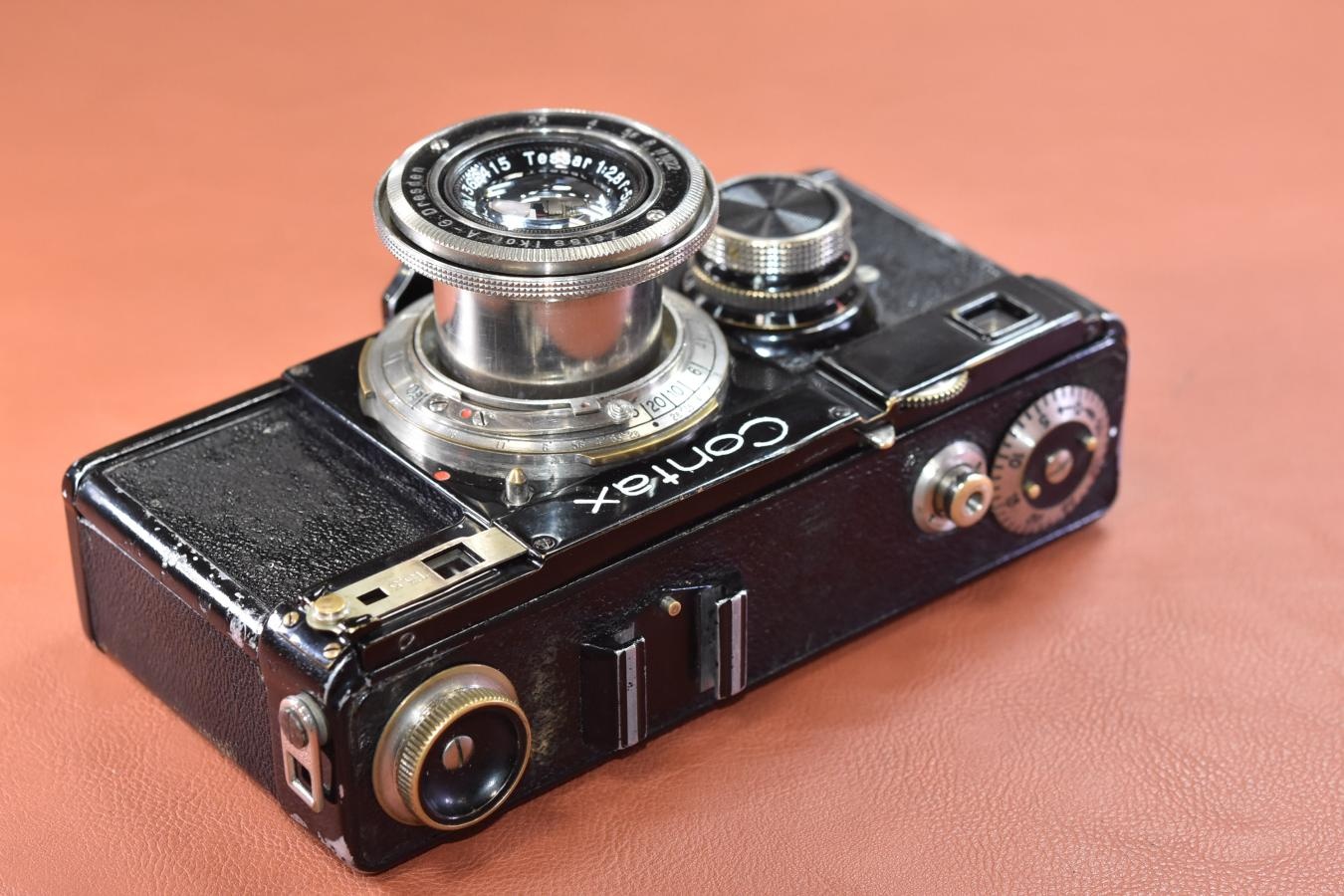 ZEISS IKON Contax I型 Carl Zeiss Jena Tessar 5cm F2.8 Nickel付 【通称:ブラックコンタックス】