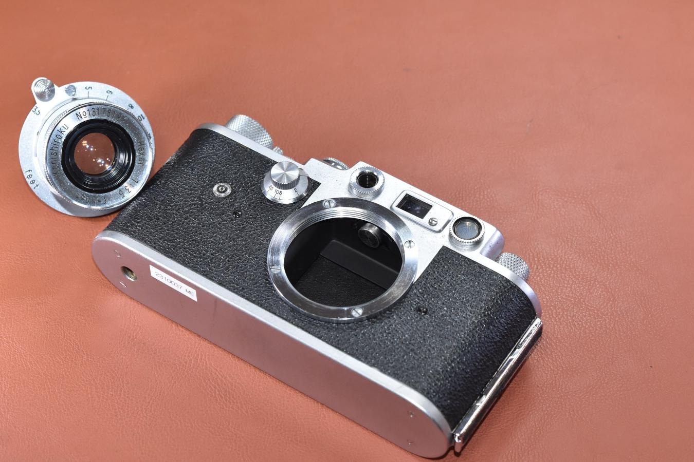 目黒光学 Melcon I型 Konishiroku Hexar 50/3.5 沈胴付