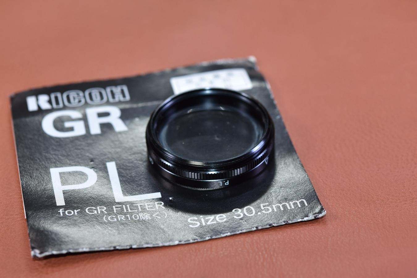 【絶版アクセサリー】RICOH GR PL FILTER 【RICOH GR21、GR1s、GR1V等用】
