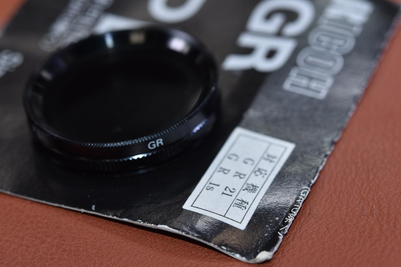 【絶版アクセサリー】RICOH GR PL FILTER 【RICOH GR21、GR1s、GR1V等用】