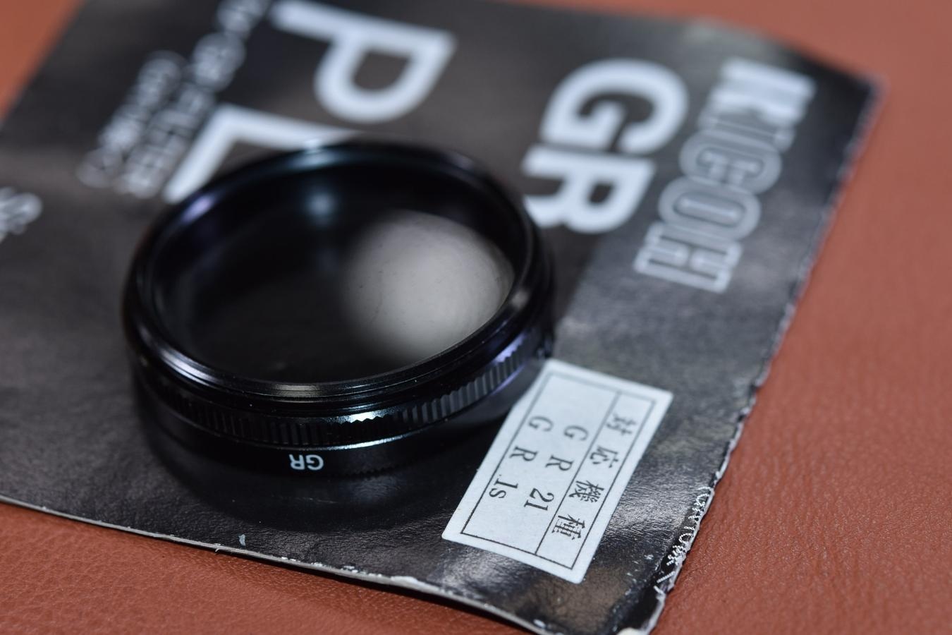 【絶版アクセサリー】RICOH GR PL FILTER 【RICOH GR21、GR1s、GR1V等用】