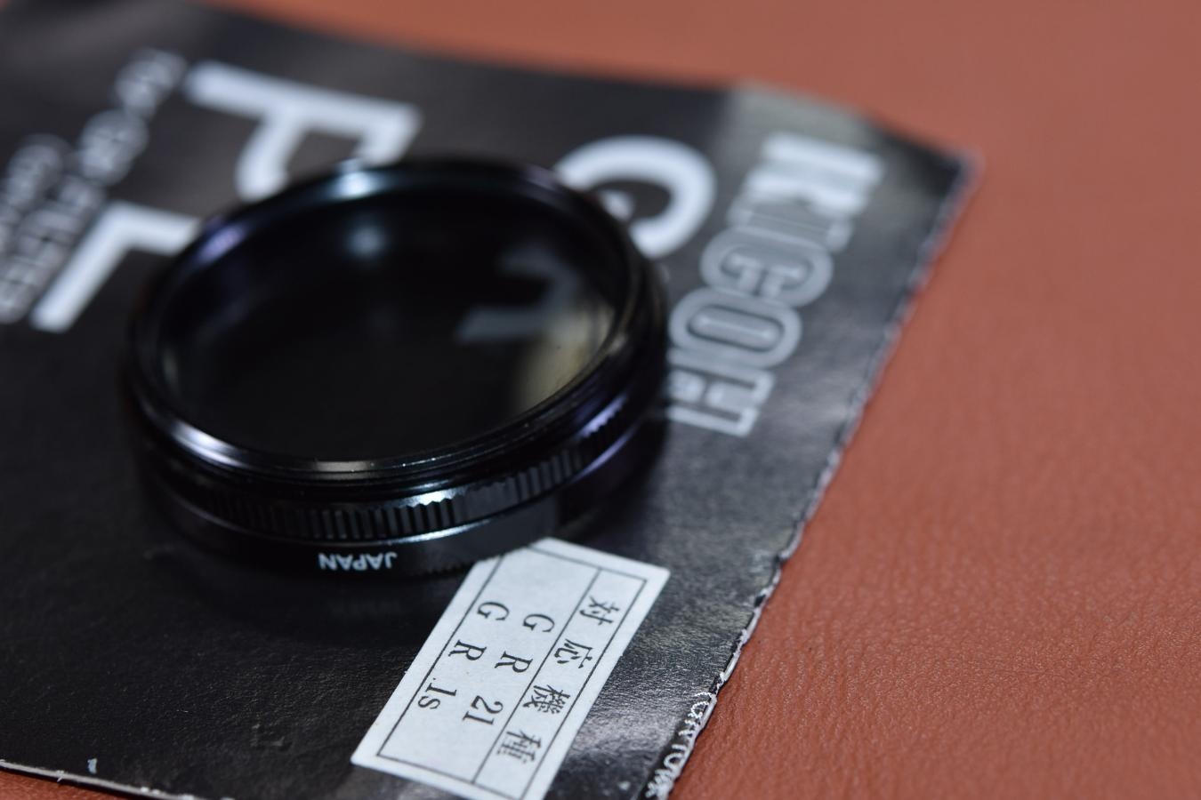 【絶版アクセサリー】RICOH GR PL FILTER 【RICOH GR21、GR1s、GR1V等用】