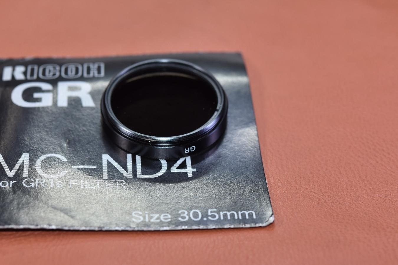 【絶版アクセサリー】RICOH GR MC ND4 FILTER 【RICOH GR21、GR1s、GR1V等用】